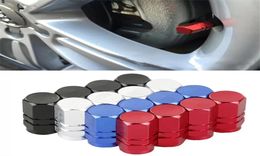 Other Auto Parts 4 Pieces Lot Colourful Car Tyres Valve Caps Wheel Tyre Bolt Nut Air Stem Hexagon Aluminium Alloy Dust Cap Cov8734937