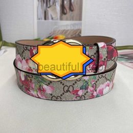 10A Mirror Quality designer belts women's thin belt with dress pants decorative lock button embroidered belt Black