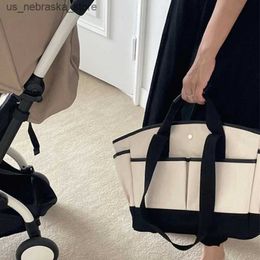 Diaper Bags Free delivery of pregnant womens bags baby strollers waterproof large capacity handbags diapers small sleeping mothers travel Q240418