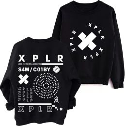 XPLR Merch Sweatshirt Men Women Harajuku Hip Hop Crewneck Long Sleeve Sam Colby Oversized Hoodie Funny Clothes