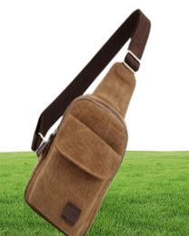 2020 Unisex Sporty Canvas Waist Bag Fanny Casual Chest Packs for Male Portable Travel Shoulder Crossbody Bags bolsas feminina11828612