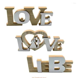 Decorative Figurines LOVE Letters Words Decorations Wedding Room Ornaments Holiday Props