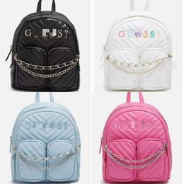 Handbag Designer 50% Off Hot Brand Women's Backpacks New Gusing Bag Fashion Chain Multi Womens Backpack Letter Large Capacity