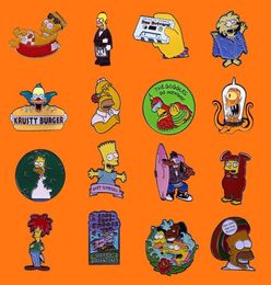 Pins Brooches Funny Animation Film Enamel Pins Cute Metal Cartoon Brooch Backpack Hat Bag Collar Lapel Badges Men Women Fashion J1298713
