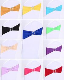Colourful Sashes Bow Chair Sashes Satin Wedding Chair Sashes Bow Tied for Decoration With Buckle for Weddings Event Party Accessori2843331