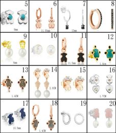 2021 100 925 Sterling Silver Bear Stud Earrings Classic Pierced Stud Earrings Jewellery Manufacturers Whole 129622950