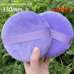 Makeup Sponges 1/2PCS Cotton Purple Powder Puff Large Medium And Small Mini Eye Shadow No Dead Corner Cosmetic Tool