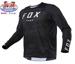 2021 New Kids Quick Dry Motocross Jersey Downhil Mountain Bike DH Shirt MX Motorcycle Clothing thxp cool and refreshing MTB jersey6963020