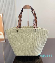 2024 summer designer handbag Simple Vintage Shopping bags holiday Messenger Purse woven beach bags