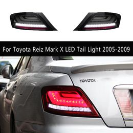 Car Accessories Rear Lamp Streamer Turn Signal Brake Reverse Parking Running Light For Toyota Reiz Mark X LED Tail Light 05-09 Taillight