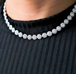 Angelic Full Diamond Necklace Titanium stainless steel AAAAA Pendants Moments Cuban chain for Women men Fit Charms Beads Bracelets Jewellery