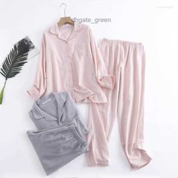 Womens Sleepwear Bamboo Fibre Warm Long Pants Pyjamas Women Clothes For Autumn And Winter Couples Pyjamas Men Womens Homewear Sets