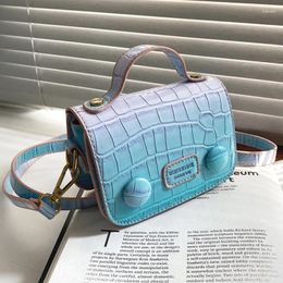 Shoulder Bags Luxury Cute Mini Handbag Female Summer 2024 Texture One Messenger Bag High Quality Fashion Ladies Small Square