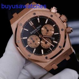 AP Pilot Wrist Watch Epic Royal Oak Series 26331OR Mens 18k Rose Gold Automatic Mechanical Swiss Watch Luxury with Diameter 41mm