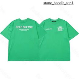 Cole Buxton 2024 Designer Summer Men's T-shirts Streetwear Letter Printed Cole Casual Trendy Short Sleeve Men Women Cole Buxton T Shirt European Size S-2XL 1338