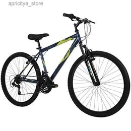 Bikes Hardtail Mountain Bike Stone Mountain 26 inch 21-Speed Lightweight Dark Blue L48