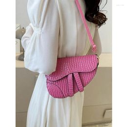 Waist Bags Foufurieux Fashion Mini Shoulder High Quality Solid PU Leather Crossbody Designer Crocodile Texture Handbag