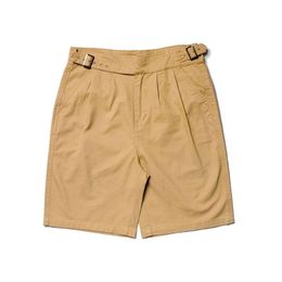 Men'S Shorts Summer Cotton Vintage Army Men S Cargo Chino Work Street Wear Uni Gurkha Short Pants 220715 Drop Delivery Apparel Clothi Dhgdt