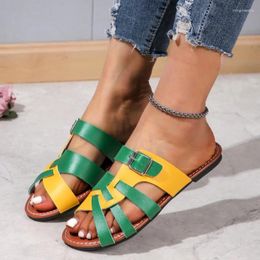 Casual Shoes 2024 Fashion Sandals Women Ladies Woman Slip On Slipper Female Footwear Sandalias Mujer