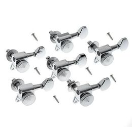 6R Chrome Guitar Tuning Pegs Tuner Machine Heads with Lock Schaller Style In Stock7941374