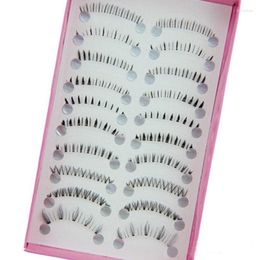 False Eyelashes 10 Pairs/set Different Styles Lower Under Bottom Fake Eye Lashes Extension Tools High Quality 2024