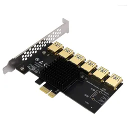 Computer Cables PCIE Riser 1x To 16x Graphic Extension Adapter Card USB Slots Multiplier For Mining Miner 96BA