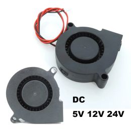 Pads Cooling Fan DC 5v 12v 24V 5015 Radial Turbo Blower 50x15MM 3D Printer Accessories 50MM Brushless 5CM Cooler Fan H2