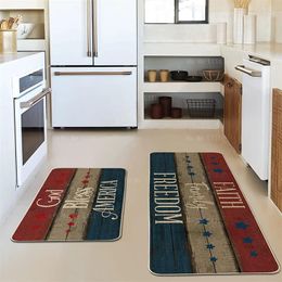 Carpets Board God Bless America Faith Family Freedom Mexican Pattern Stripes Detail Background With Colours Soft Flannel Kitchen Rugs