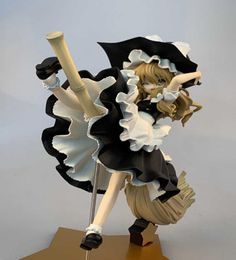 Anime Aniplex TouHou Project Kirisame Marisa PVC Action Figure Toy Model Doll Toy Sexy Girl Figures Collection Toys Doll Gifts Y071685149