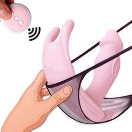 Briefs Wireless Remote Control Dildo Vibrators Panties for Women Clitoris Stimulator Adult 18 Sex Hine Female Masturbator Vagina Toy