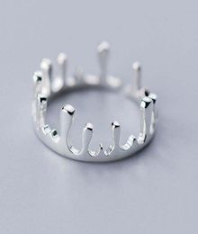 Wedding Rings Fashion Ring Small Open Imperial Crown Ringen Jewelry Female Cool Cute Midi For Women Party Gifts Promise Couples4269687