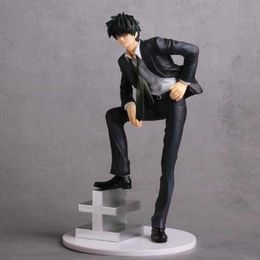 Japan Anime Gintama Hijikata Toushirou Suit And Glasses Ver PVC Figure Figurine 205cm Toy Model Statue New With Box Q07223189384