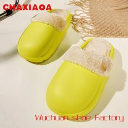 Slippers Autumn And Winter Sandals EVA Detachable Cotton For Home Women Plush Warm Waterproof Couple's