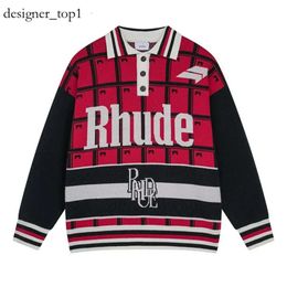 Mens Rhude Hoodie Hoodie Letter Print Long Sleeve Fashion Men Women Sweatshirts Sweater Hip Hop Hoodies Brand Sweatshirts 1797