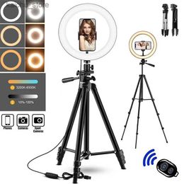 Continuous Lighting Mobile phone live streaming fill light network celebrity live streaming rack 10 inch ring fill light Y240418