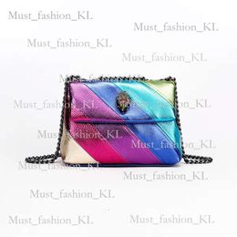 Mens Famous Kurt Geiger Handbag Rainbow Bag London Genuine Leather Designer Tote Bag Womens Stripes Shoulder Luxury Kurt Geiger Shoe Crossbody Bag 811