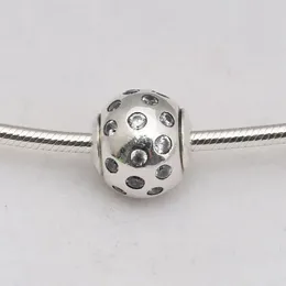 Loose Gemstones Essence Bead S925 Silver JOY Charm Clear CZ For Bracelet Bangle Lady Jewellery Gift Small Hole