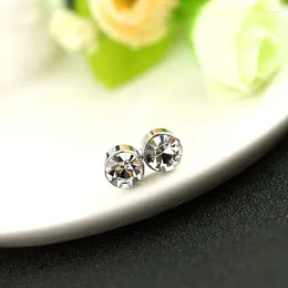 Stud Earrings ER-00029 Korean Fashion Crystal Earings Birthday Gift Small Earring For Women 2024 Luxury Items With