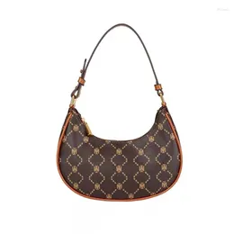 Shoulder Bags Fashion Women's Bag 2024 Crescent Armpit Fresh Classic One Hand Slant Across Handbag Wallet
