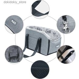 Cat Carriers Crates Houses Portable Car Safety Pet Seat for Small Dos Cat Travel Central Control Cat DoBed Transport Do Carrier Protector Do Bas L49