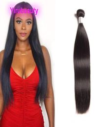 Brazilian Peruvian Human Hair Malaysian Indian Virgin Hair Extensions Straight Sample 1 Piece One Bundle 1040inch Double Wefts1157391