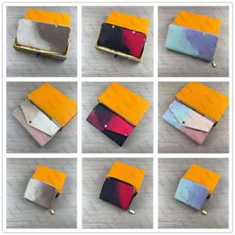 Evening Bags Zippy Wallet M81340 M81388 M81276 Spring in the City Collection Double Card Slot Sky Pink Gradient Sunset Sunrise Pastel Coin Purse by Pool Clutch M81279