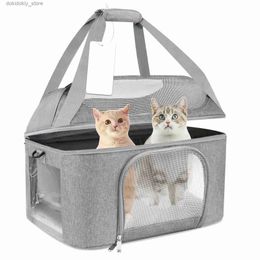 Dog Carrier Dog Carrier Bag Backpack Breathable Pet Portable Foldable Travel Airline Approved Transport Bag For Small Dogs And Cats Outgoing L49
