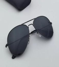 Pilot style Men Women sunglasses Metal Frame Double Bridge Design 58mm Glass Lens de sol masculino gafas with boxes Accessories4852516