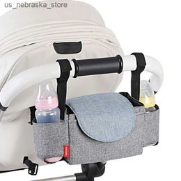 Diaper Bags Waterproof diaper bag fashionable womens bag mothers bag baby stroller milk bottle diaper bag backpack Q240418