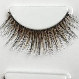 False Eyelashes 3 Pairs /set 3D Messy Cross Thick Natural Fake Eye Lashes Professional Makeup Tips Bigeye Long Lashe