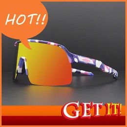 Sport 2024 occhiali da sole occhiali da sole in bicicletta all'aperto UV400 bicchiere polarizzante MTB maschi