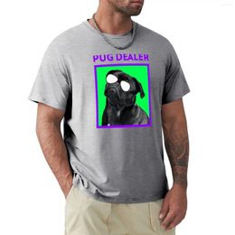 Men's Polos Pug Dealer T-shirt Plain Edition Vintage Clothes Kawaii Men