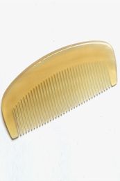 Natural Amber Ox Horn Comb Hair Brushes No Static Health Care Comb Hair Brushes for Hair Care8189332