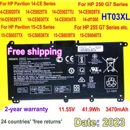 Batteries New 11.55V HT03XL Laptop Battery For HP Pavilion 14CE0025TU 14CE0034TX 15CS0037T 250 255 G7 HSTNNLB8L/LB8M/DB8R HTO3XL